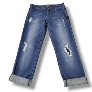 Kut From The Kloth Adele Slouchy Boyfriend Jeans Size 4 W29xL22.5 Cuffed Altered